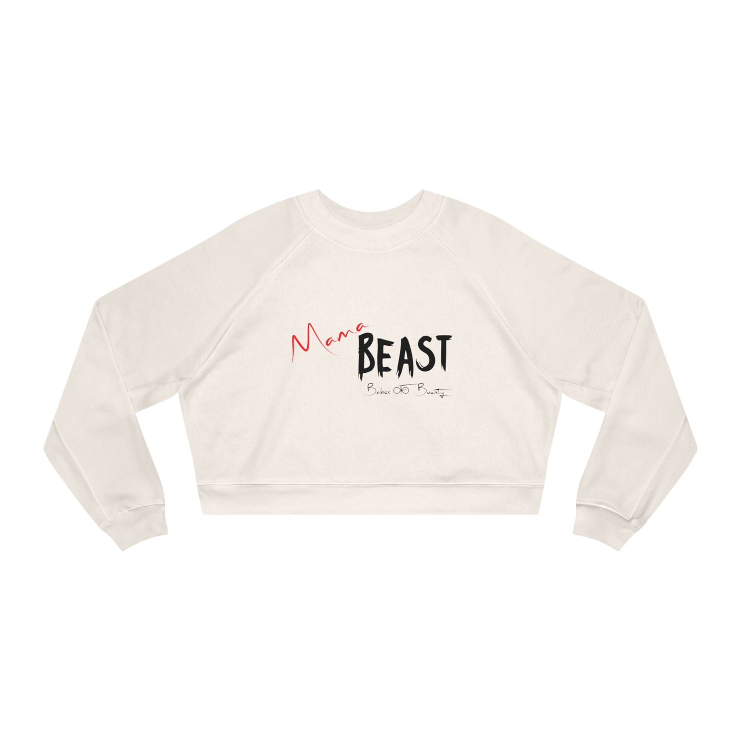 Mama Beast Cropped Pullover Sweater